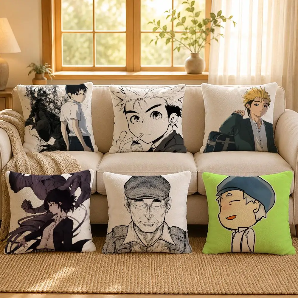 Anime Ajin Demi Human Thriller Cushion Cover Personalized Short Plush Soft Bedroom Sofa Home Decor Gift