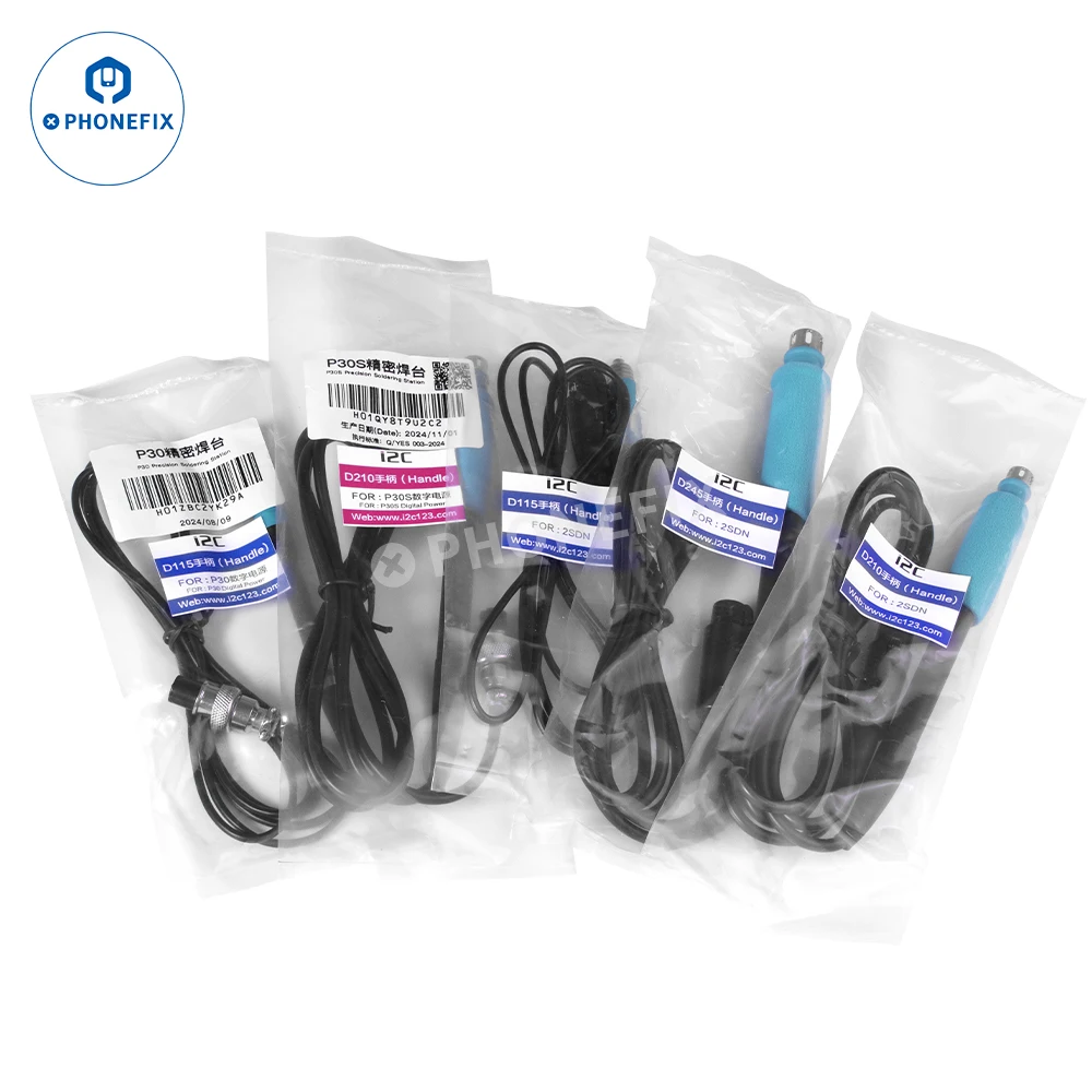 i2C Soldering Station Handle D115/ D210/D245 Support D210 D245 D115 Soldering Tip Welding Tools P30S/2SDN Welding Station Handle