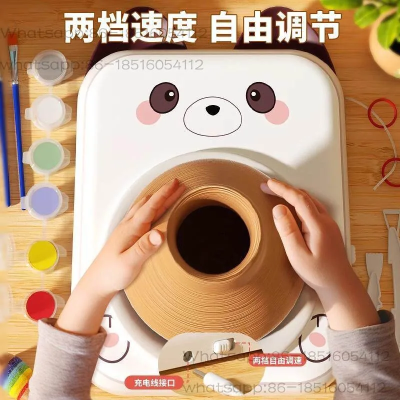 Popular handmade DIY creative ceramic machine set girl toys 6-13 year old girl birthday gift no-burn ceramics