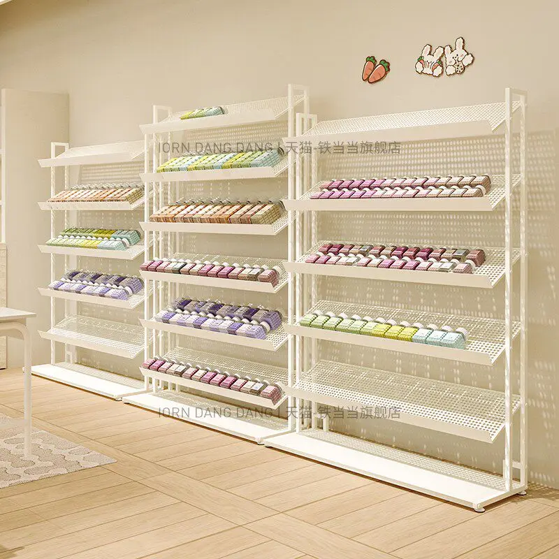 Storage display rack, shelf combination, floor-to-ceiling multi-layer black box rack, rice bead material package display rack, s