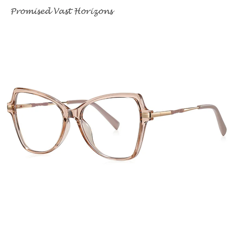 Lunettes à monture papillon, Design Original personnalisé TR90, monture optique en métal, lentille plano sud-américaine, vente en gros, nouvelle collection