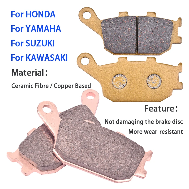 Front Rear Brake Pads for SUZUKI V-Strom DL SV GSX GSF 650 1200 1250 800 DE RE GSXS GSX-S 750 950 1000 GSX8R GSX8S GSX 8R 8S