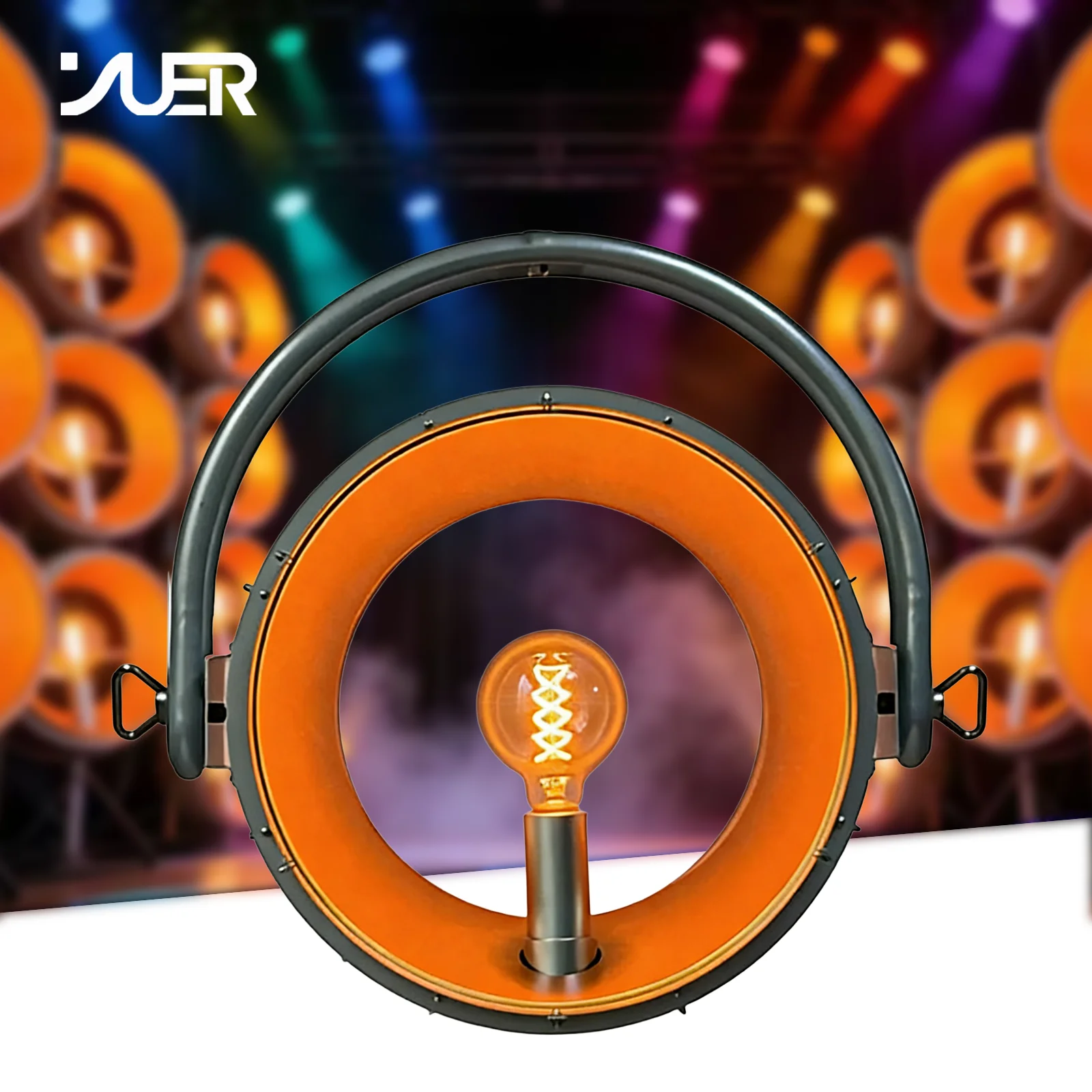 

New 40W Tungsten Filament Bulb Classic Retro Yellow Stage Light Party DJ Background Lighting DMX512 Control Cast Aluminum