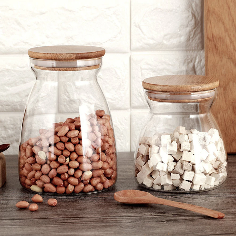 

Food Storage Containers Airtight Sealed Canisters Tea Coffee Bean Jar Dried Fruit Container Safe Storage Households Dry