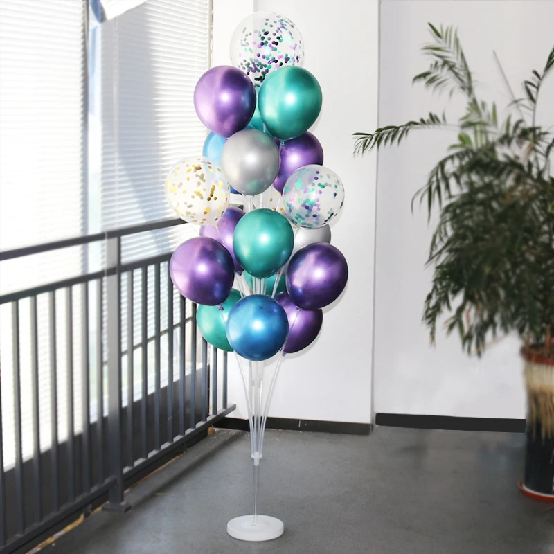 1Set Table Float Balloon Stand Holder PE Balloons Column Happy Birthday Party Decoration Wedding baby shower balloon Accessories