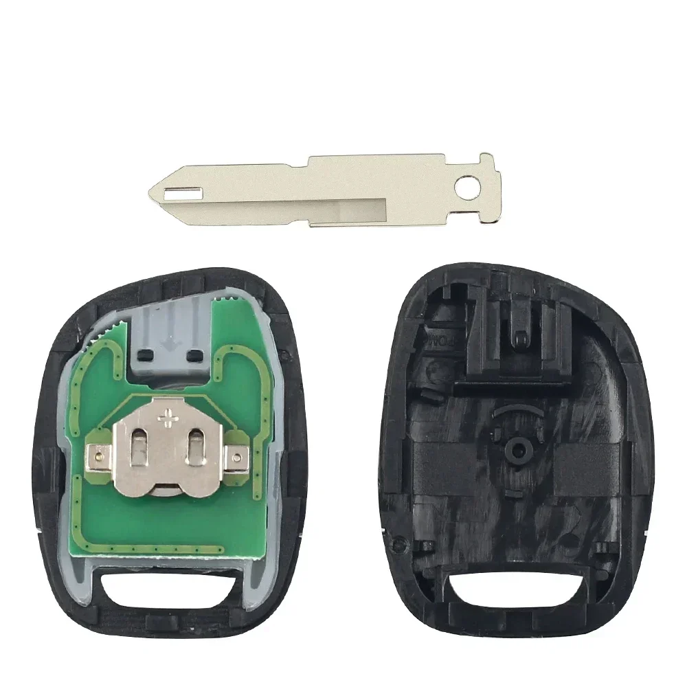 Dandkey 1PCS 433Mhz ID46 PCF7946 Chip 1 Botão Para Renault Clio Master Twingo Kangoo Chave Remota Automotiva Com Lâmina NE73 VAC102
