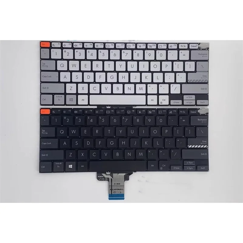 LL+ New for Asus X7400PC X7400PA Vivobook Pro 14X OLED US Keyboard Black Silver