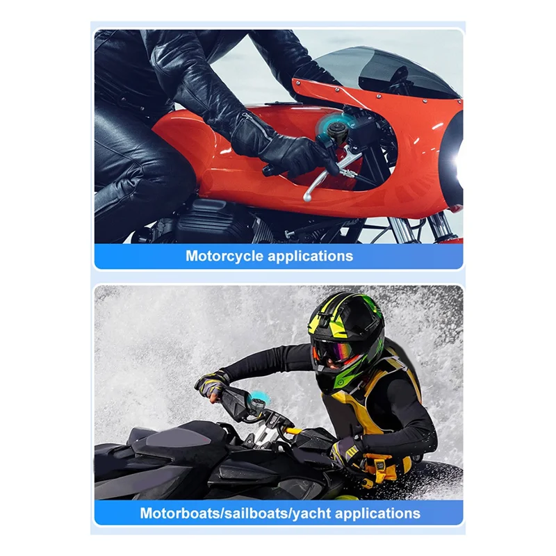 

Remote Button Car Steering Wheel Control 5 Keys Bluetooth Waterproof Motorcycle Handlebar Media Controller