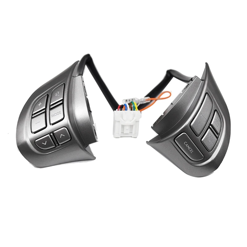 車のステアリングホイールオーディオコントロールボタンスイッチクルーズコントロールスイッチ部品スバルフォレスター 2008-2010 多機能ボタン