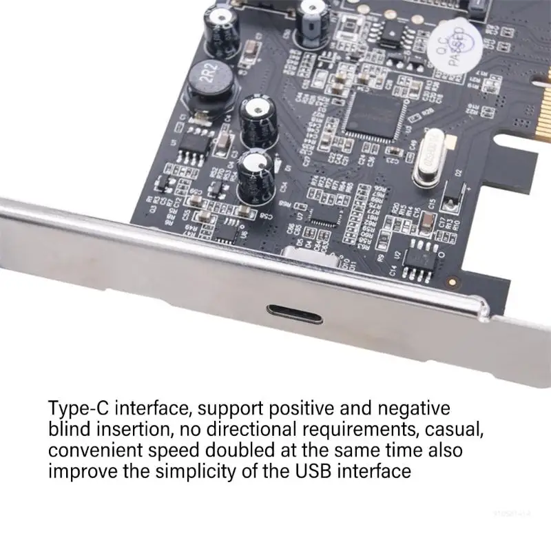 Fast Speed PCIE 4X To USB3.1 Expansion Card Support 10Gbps Fast Transfer PCIE USB Adapter Dropship