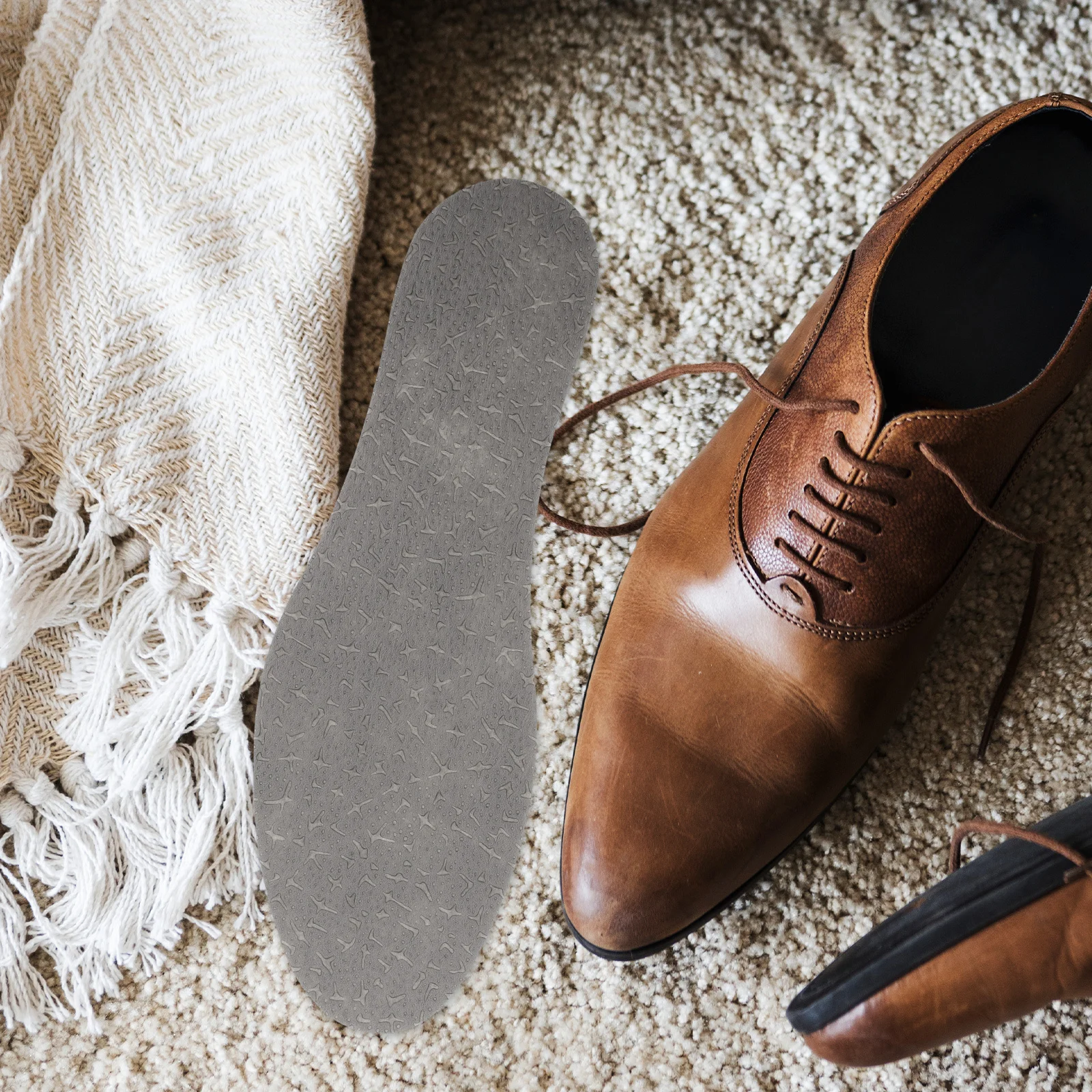 

3pcs Latex Insoles For Women Men Breathable Sweat-Absorbing Shoe Inserts Shock Absorption Soft Cushion Replacement Inner Soles