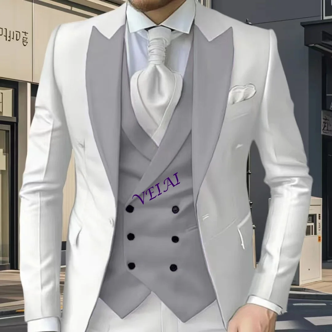 

Сплошные цветные деловые костюмы по индивидуальному заказу, полные мужские костюмы с большими лацканами, высококачественные тонкие куртки, мужской костюм для свадебной сцены C