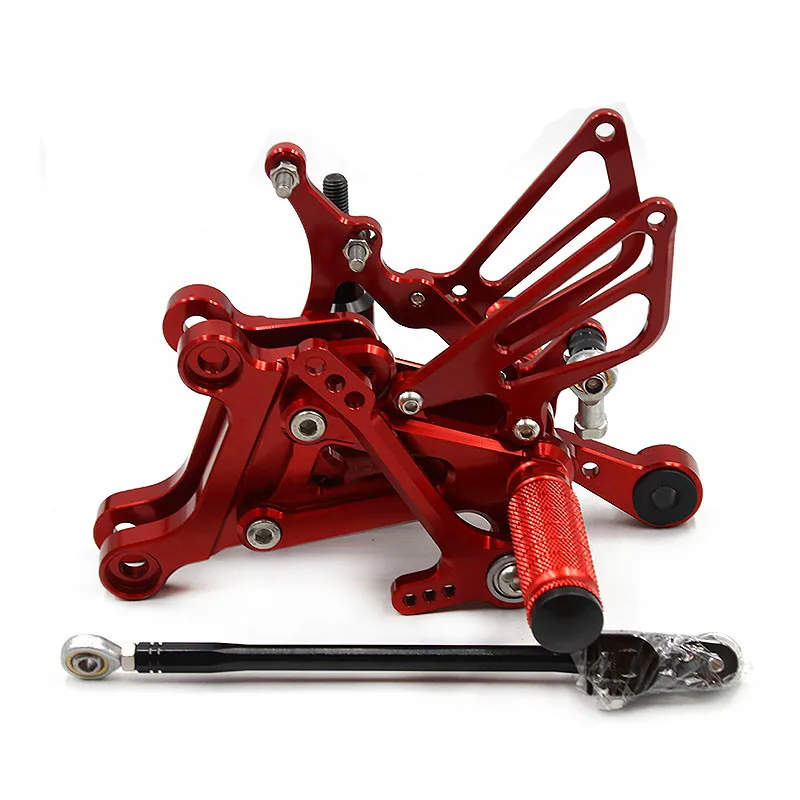 

Motorcycle Aluminum Rearsets Rear Set Foot Pegs Pedal Adjustable Footrest For Aprilia RS125 2T RS 125 1996-2010 1997 1998 1999