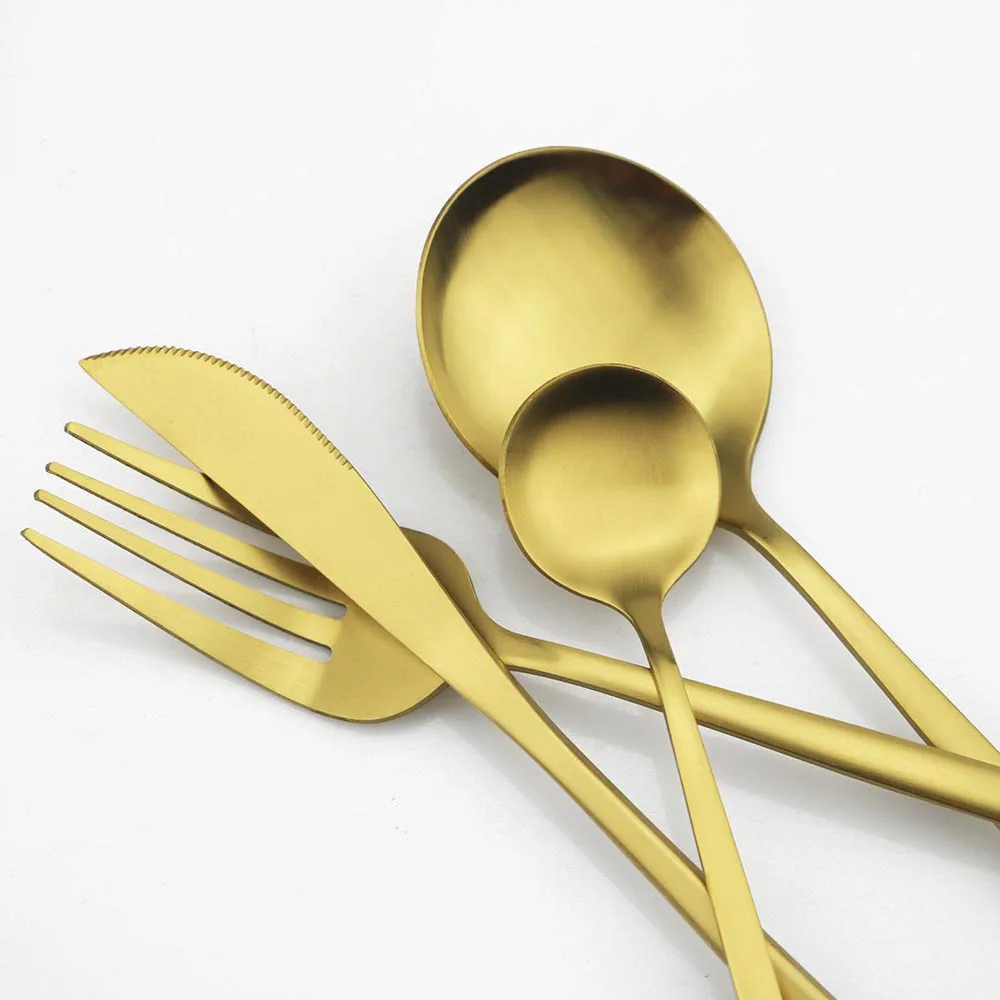 6Pcs Matte Colorful Tea Spoon Dessert Ice Cream Stainless Steel Spoons Stirring Coffee Spoon Kitchen Accessories Flatware