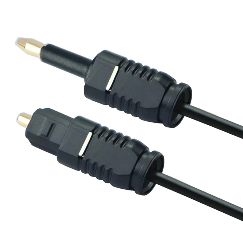 3,5-mm-optische Kabel, digitales Toslink auf 3,5-mm-Kabel, vergoldeter Stecker, optischer Audiokabel-Adapter, 1 m/1,5 m/2 m/3 m/5 m – Detail 5