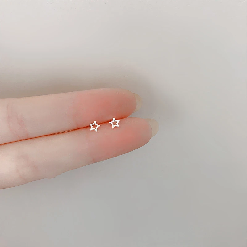 Cute Mini Star Earrings for Women Hypoallergenic Daily Wear Minimalist Star Stud Earring Girls Fashion Pierc Jewelry Gifts