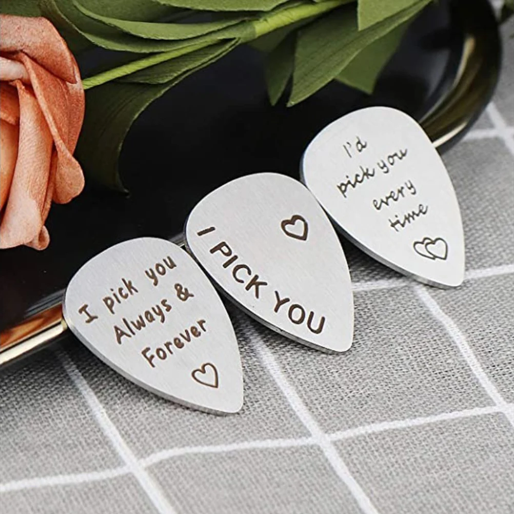 

3 Pcs Shine Guitar Pick Father Picks Acoustic Accessories Plectrum Shrapnel for