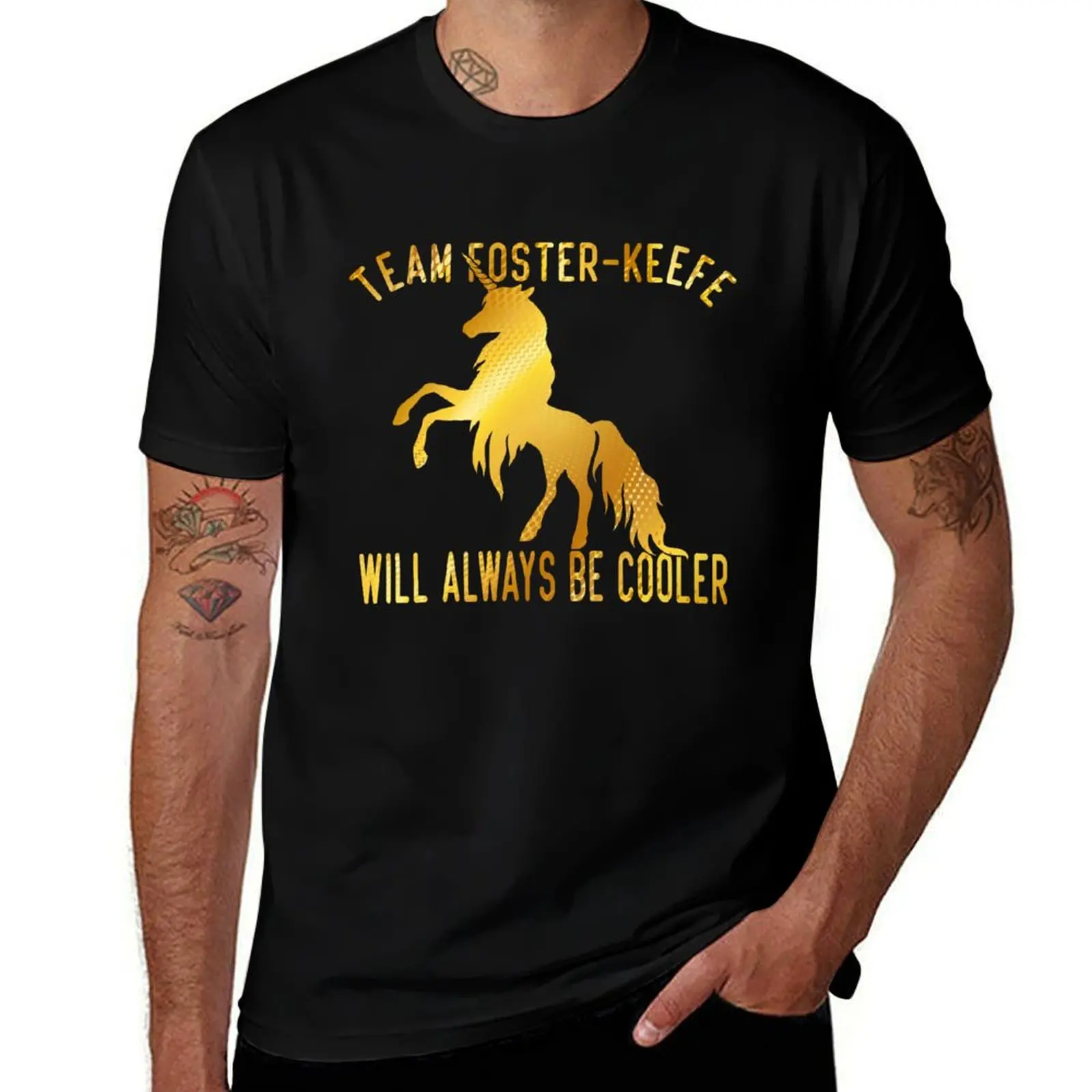 

Team Foster Keefe Will Always Be Cooler T-Shirt summer 2025 fashion shirts mens graphic t-shirts anime