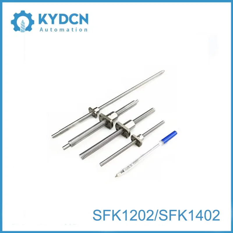 Custom Machining SFK1202 SFK1402 Ball Screw EKEF10 FKFF10 BKBF10 Support Unit CNC Processing Precision Transmission Components f
