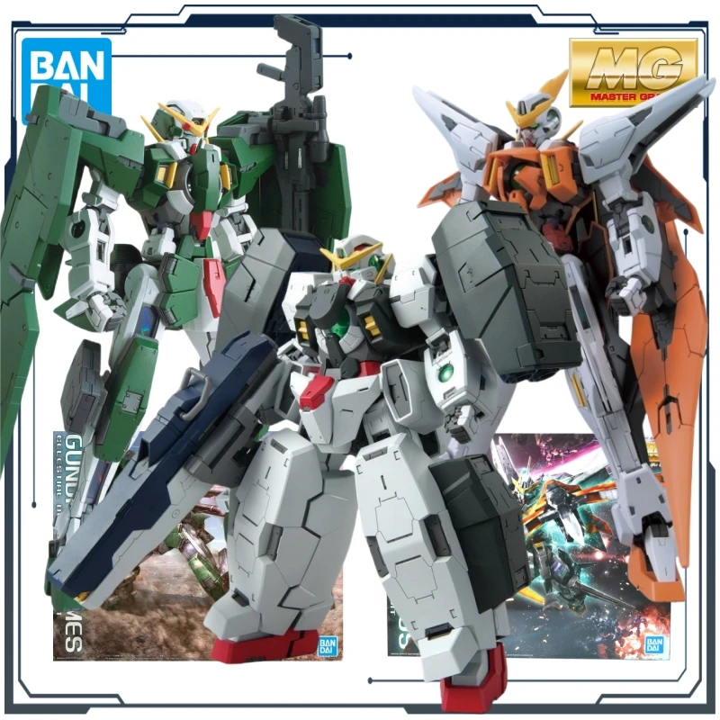 

BANDAI Original MG Series GUNDAM DYNAMES Gundam Kyrios Gundam Virtue 1/100 Anime Assembly Model Toys Ornaments Gifts for Boys