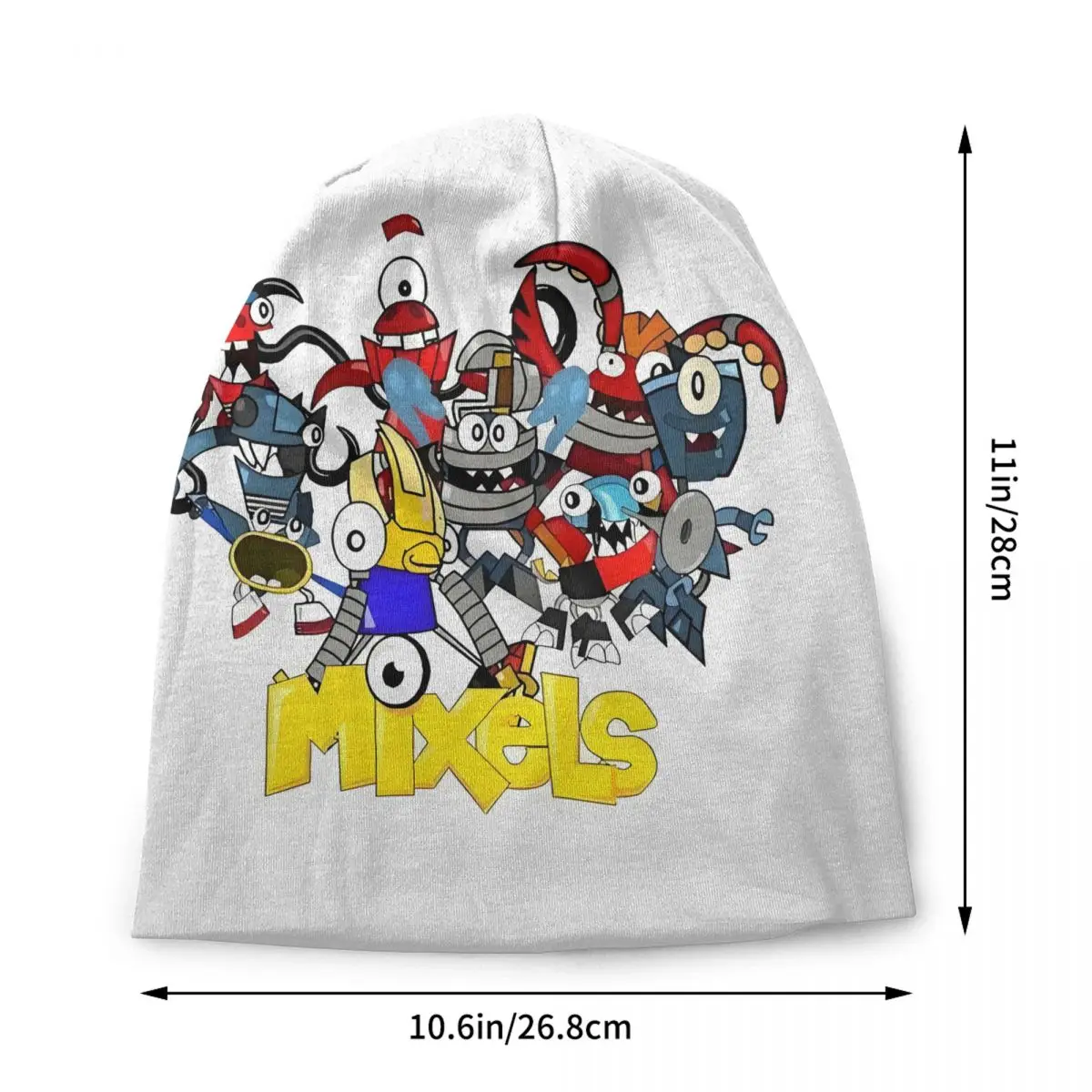 Custom Game mixelsed American Animated Television Bonnet Femme Cool Knitting Hat For Women Men Winter Warm Game Beanies Caps
