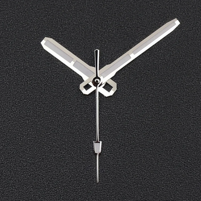 جديد عالي الجودة الأيدي الفضية لحركة NH34 NH35 NH36 الأخضر والأزرق الانارة ساعة تعديل الملحقات لتقوم بها بنفسك الفرقة