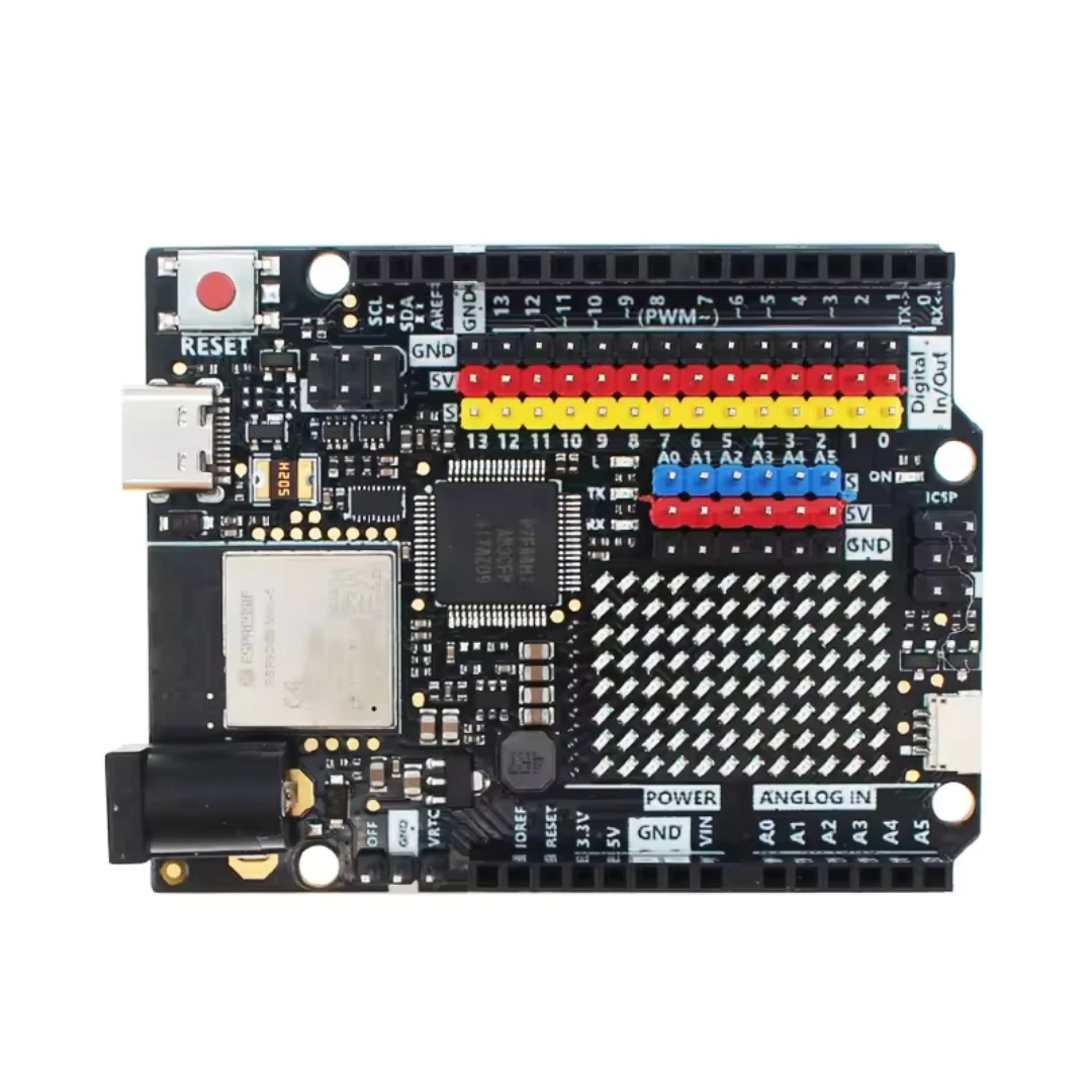 وحدة لوحة تطوير UNO R4 Minima WIFI لوحة أم رسمية متوافقة مع تحكم تعلم برمجة Arduino
