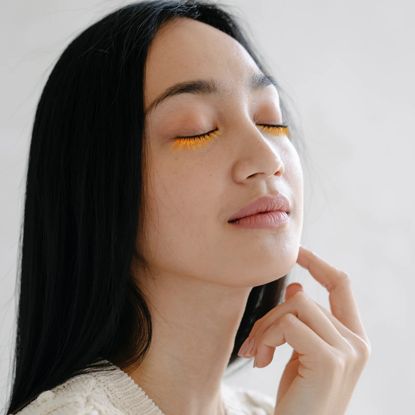 

5Pairs Creative Colorful Fake Lashes Lightweight Natural Look Eyelashes for Women Festival Stage Performance Dress Up Fun