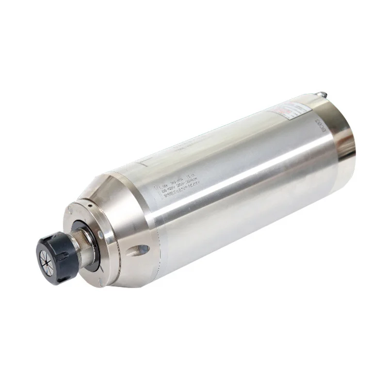 HOLRY Water Cooled 7.5Kw 380V 18000/24000RPM ER32 Spindle Motor For Cnc Machine