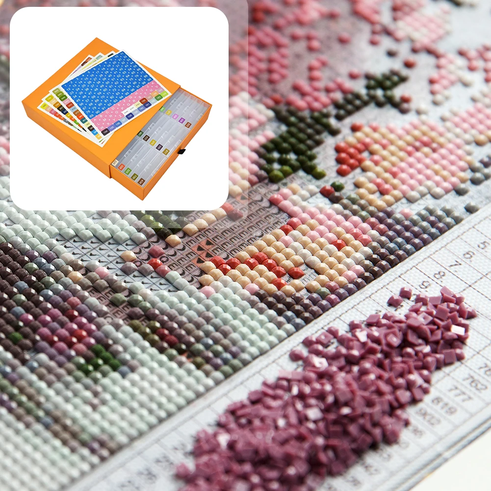 

Набор из 45 лотков для алмазной вышивки с крышками (3)