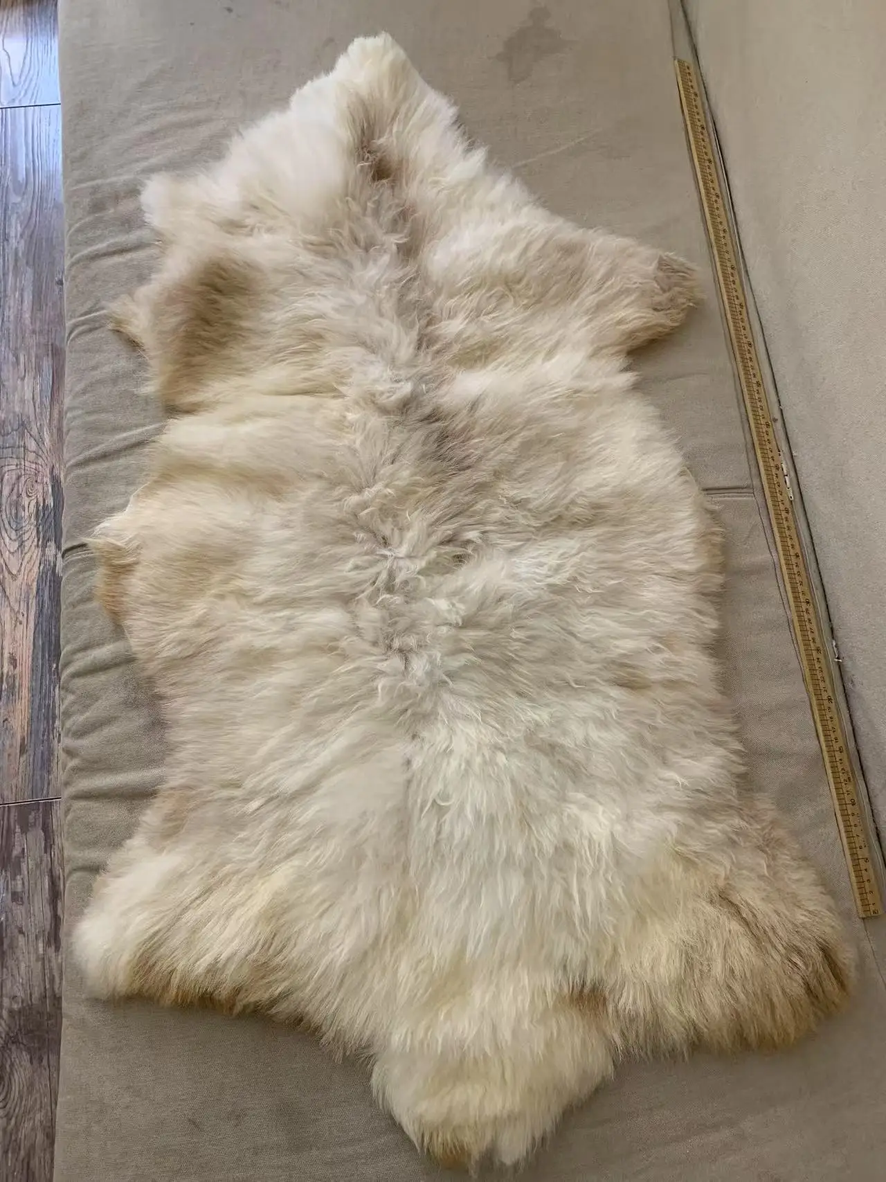 Dog's Bed Natural Fluffy Sheep Fur Fabric Pure Wool Blanket Carpet Colorful Bedside Rug fur fabric cat sofa pet's gift
