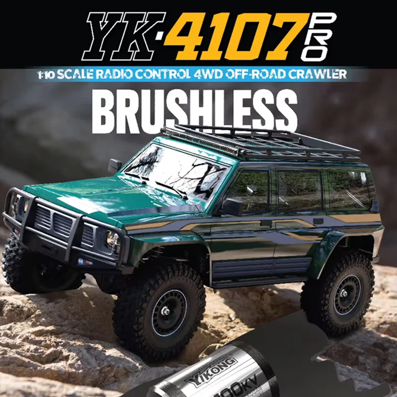 Yikong YK4107pro RCカー 1/10 ラジコン クライミングカー RTR 4WD