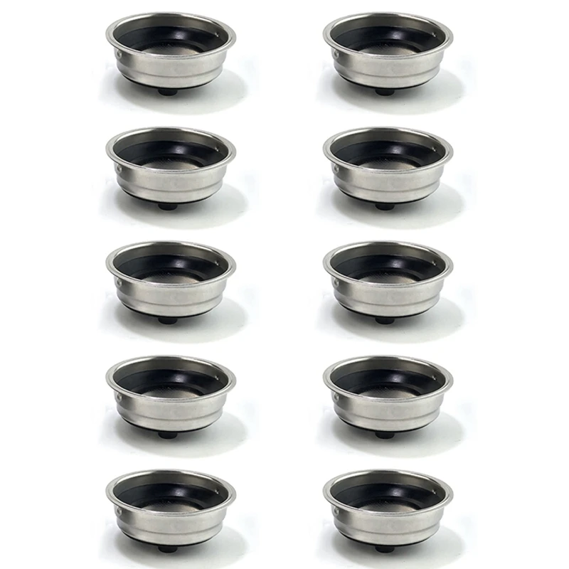 

A99G-10X Friendly Detachable Stainless Steel Coffee Filter Basket Strainer Coffee Machine Accessories(Single Cup)