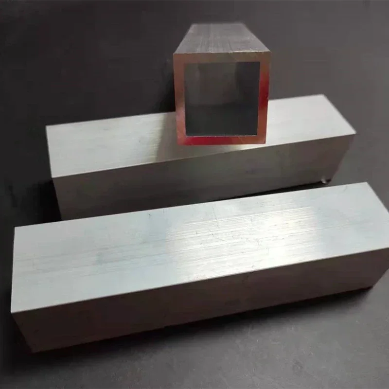 1pcs 6063 Aluminum Square Tube 40x20x2mm Rectangular Aluminum Rod Profile For Decoration Length 200mm