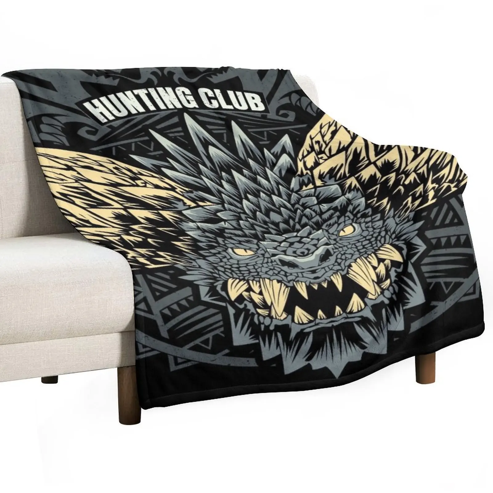 

Nergigante Hunting club Throw Blanket Kid'S Flannel Beach Cute Plaid Blankets
