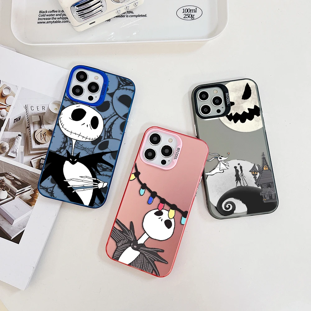 The Nightmare before Christmas custodia per telefono per OPPO A15 A17 A31 A37 A38 A55 A57 A58 A74 A76 A78 A94 A98 4G 5G TPU Cover rigida per PC