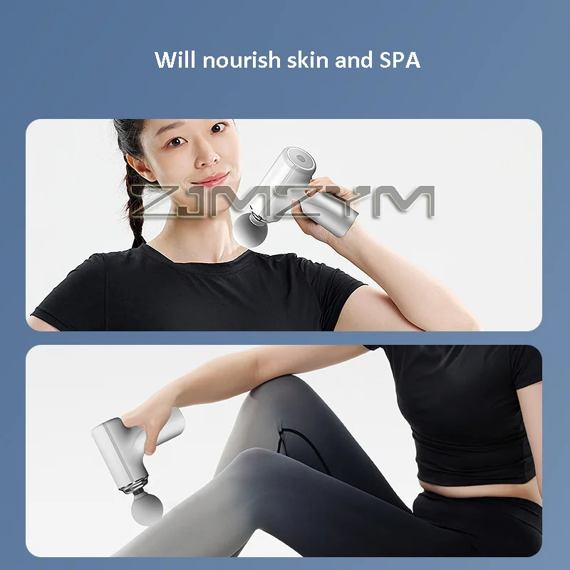 آلة دفع الدهون للشحن اللاسلكي ، مدلك محمول باليد ، مسدس اللفافة الكهربائي ، عصا التدليك