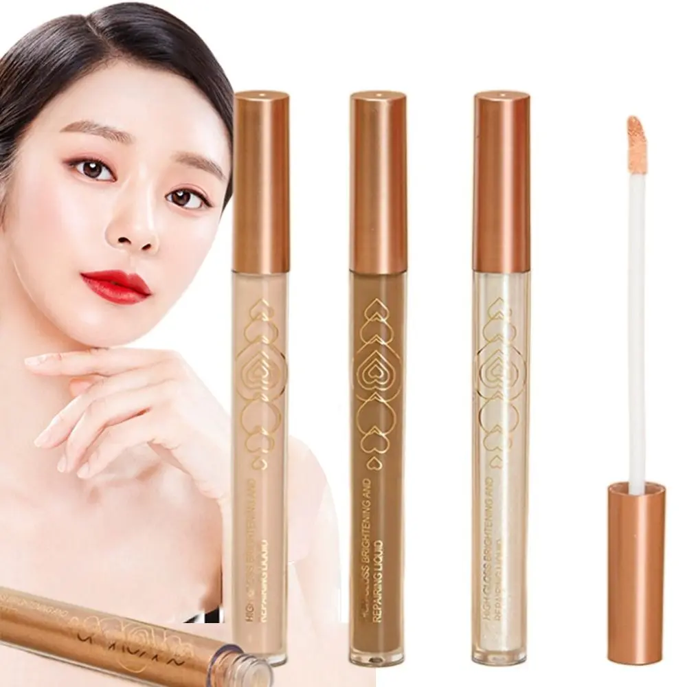 Hellt die Haut auf, flüssiger Concealer, warmer Ton, wasserdichte Kontur, matte Textmarker, Gesichtskonturierungsstift für Frauen, Schönheit