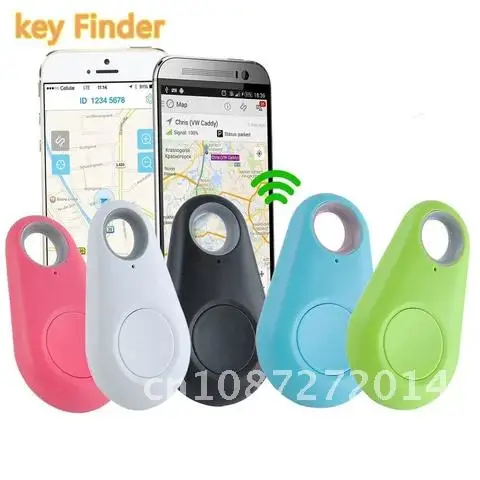 Bluetooth Compatible Tracker GPS Locator Keychain Anti Loss Alarm Wallet Keychain Pet Kids Tracker Key Finder