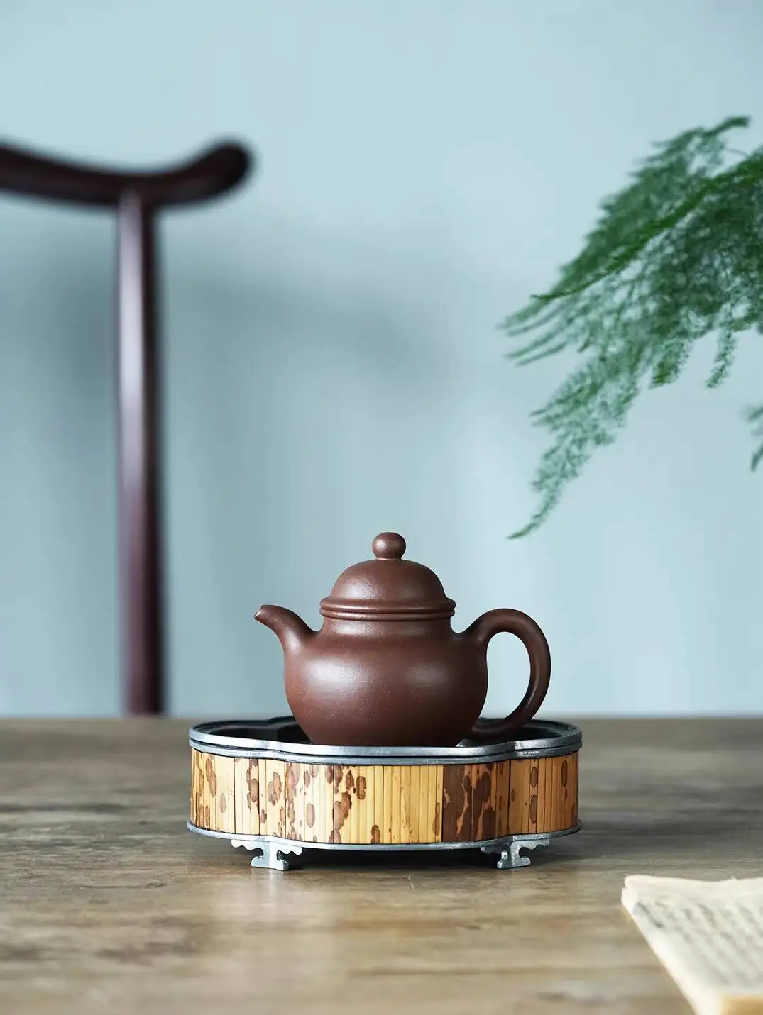 Yixing Clay Original Purple Clay Shouzhen Ball-Shaped Teapot Handmade Small Tea Pot For Home Use 150Cc