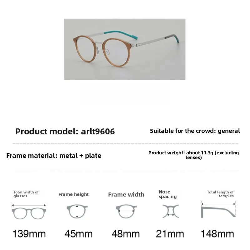 New Ultra Light Oval Eyeglass Frames Fashionable Unisex Prescription Photochromic Myopia Glasses Student Reading Eyewear