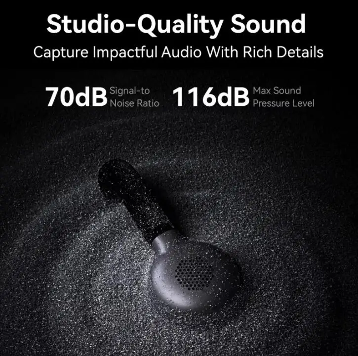 Hollyland Lark M2S Microfono wireless per interviste Trasmettitore ricevitore Vlog in streaming live per fotocamera iPhone Telefono Android