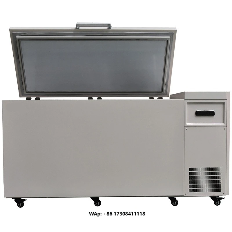 Commercial Single Door Freezer -60°C 458L Stainless Steel Upright Fridge for Restaurant Kitchen