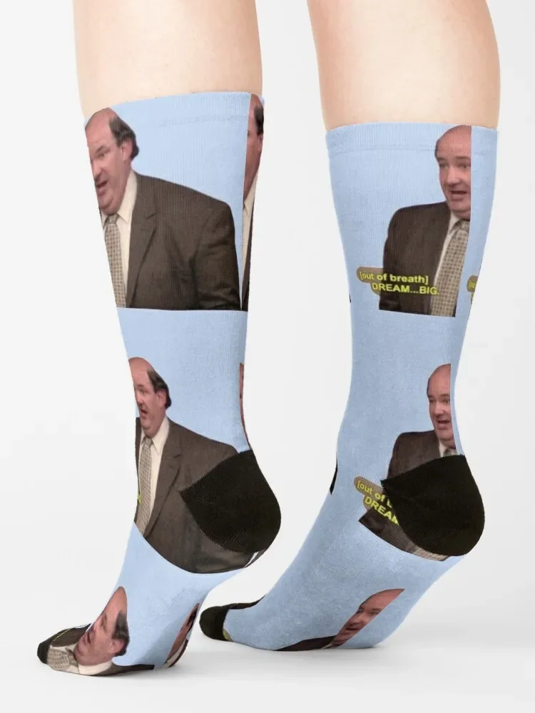 The Office Kevin DREAM BIG Socks riscaldamento calzino scarpe uomo natale calzini da donna da uomo