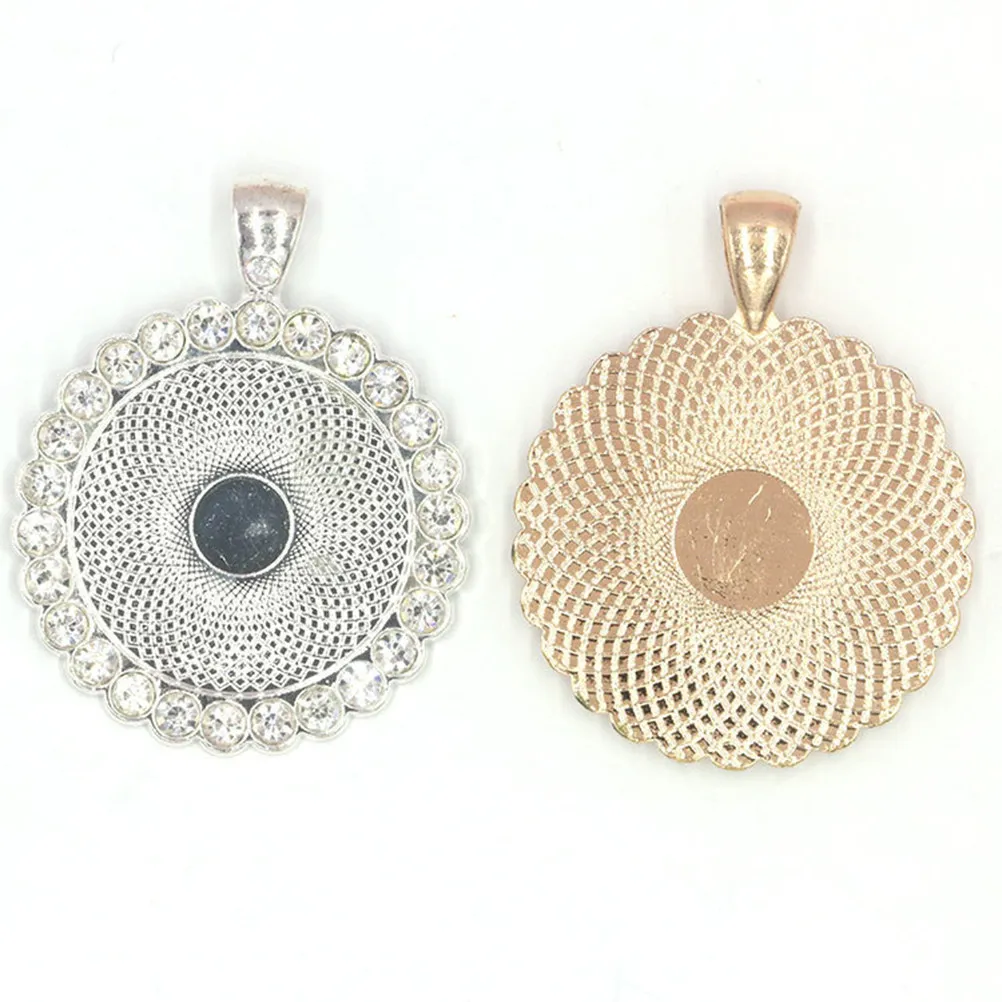 10Pcs Alloy Diamond Cut Pendant Charms DIY Jewelry Making Kit for Necklace Bracelet Dangle Scrapbooking Cosplay Costume Gift