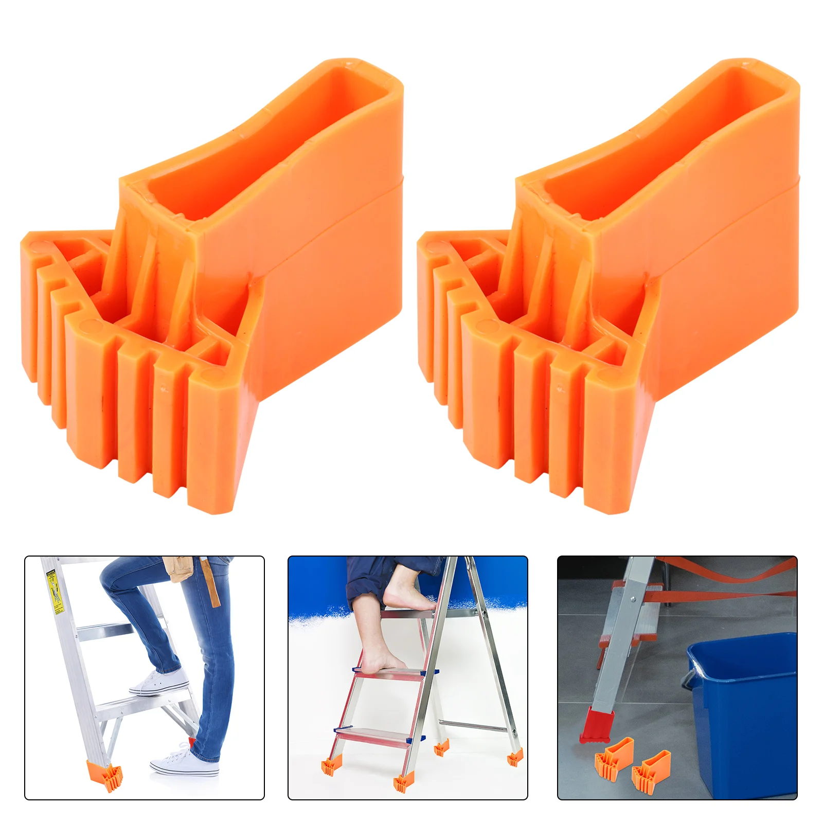 4 Pcs Extension Ladder Feet Replacement Folding Mat Foot Cushion Floor Protectors for Chairs