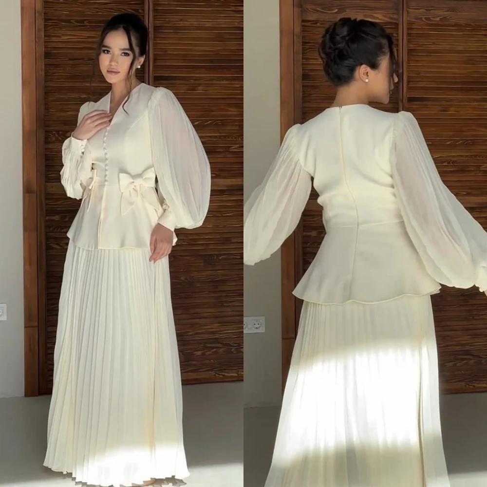 Jiayigong-Robe de Soirée Longue en Jersey Personnalisée, Vêtement de Haute Qualité, avec Nministériels d Papillon, Ligne A, Col en V, sur Mesure, pour Occasions