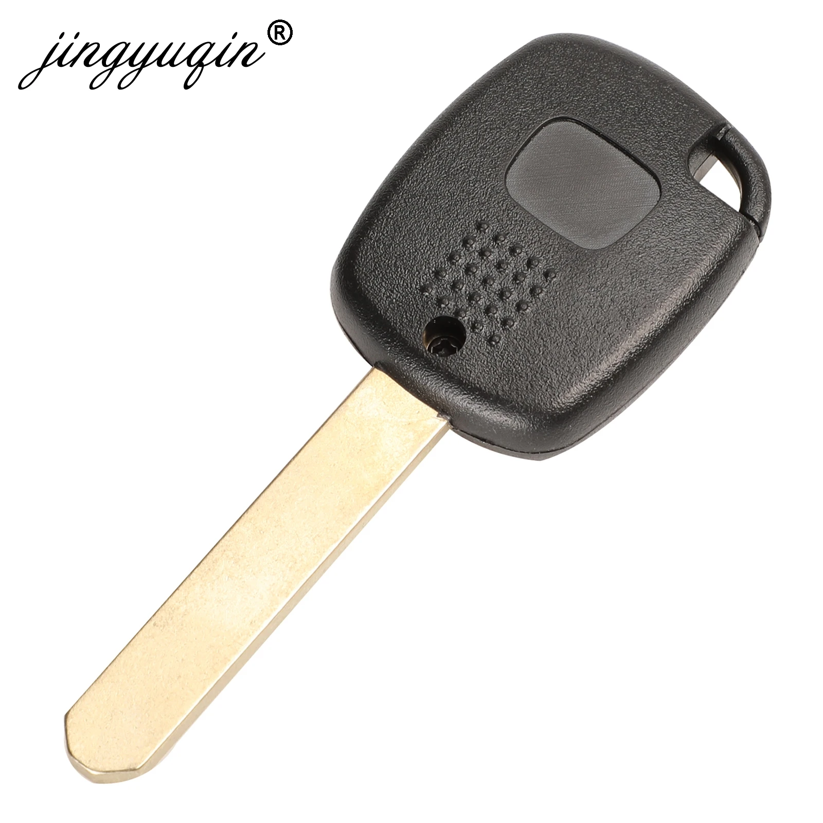 jingyuqin 1/2 Buttons Remote Key Case for Honda CR-V Odyssey Fit,City C-ivic accord with Button Pad