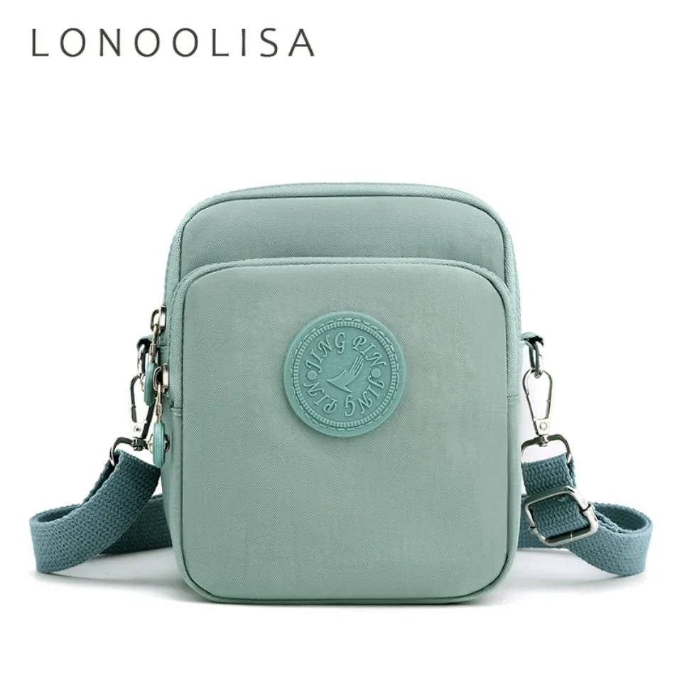 

New Women Mobile Phone Bag Nylon Lightweight Cell Phone Bag Purse Shoulder Sac Small Crossbody Bag for Women Wallet Travel Purse