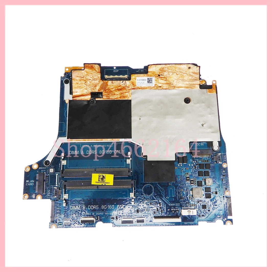 LA-L657P with R7-6800H CPU RTX3060-V6G GPU Laptop Motherboard For Dell G15 5525 Notebook Mainboard 081W41 100% Tested OK